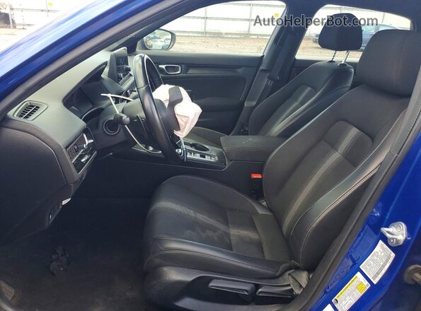 2HGFE2F57PH516678 2023 HONDA CIVIC Blue Vista interior delantera