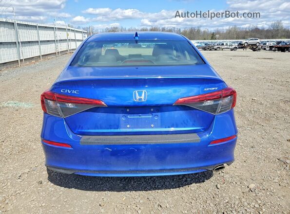 2HGFE2F57PH516678 2023 HONDA CIVIC Blue Vista trasera