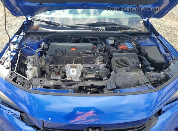 2HGFE2F57PH516678 2023 HONDA CIVIC Blue Vista interior trasera