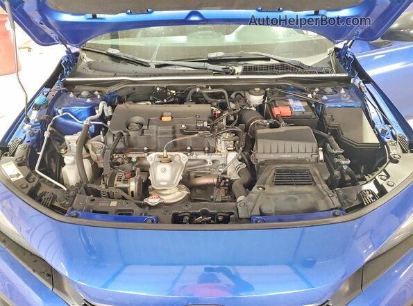2HGFE2F57PH523131 2023 HONDA CIVIC Blue Vista interior trasera