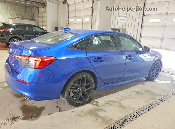 2HGFE2F57PH523131 2023 HONDA CIVIC Blue Trasero derecho