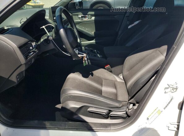 2HGFE2F57PH527728 2023 HONDA CIVIC White Вид салону спереду