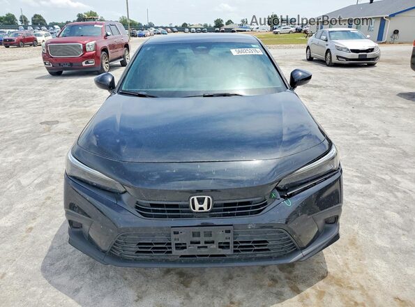 2HGFE2F57PH529706 2023 HONDA CIVIC Black Front view