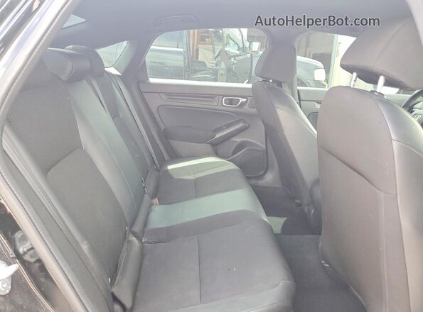 2HGFE2F57PH529706 2023 HONDA CIVIC Black Rear seats view