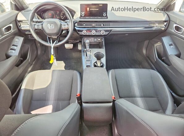 2HGFE2F57PH557361 2023 HONDA CIVIC White Vista del salpicadero
