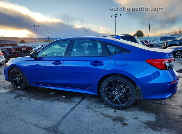 2HGFE2F57PH565170 2023 HONDA CIVIC Blue Հետևի ձախ