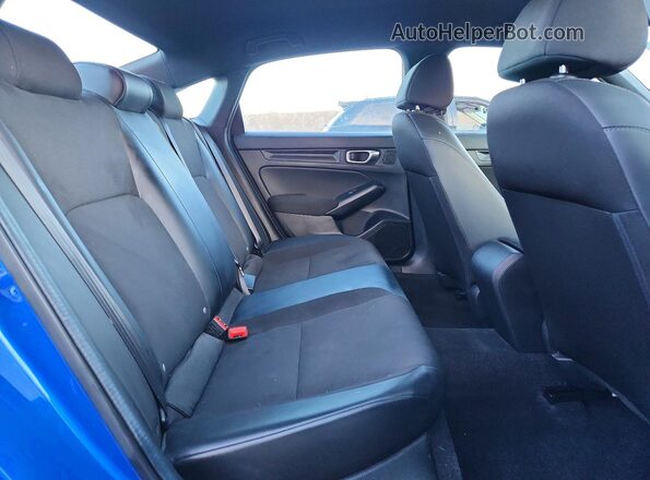 2HGFE2F57PH565170 2023 HONDA CIVIC Blue Հետևի նստատեղերի տեսք