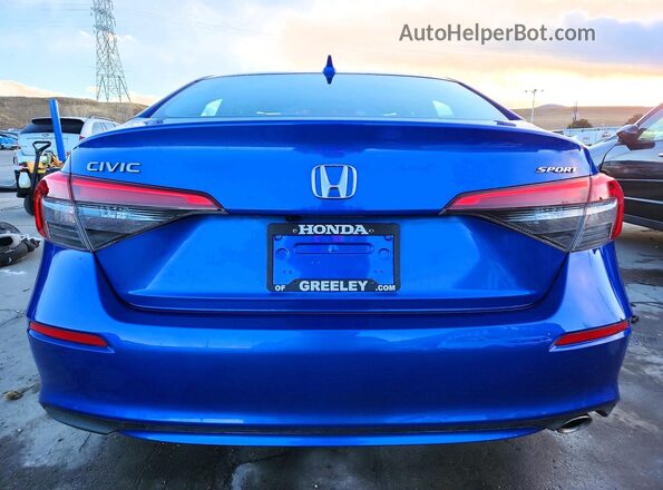 2HGFE2F57PH565170 2023 HONDA CIVIC Blue Հետևի տեսք