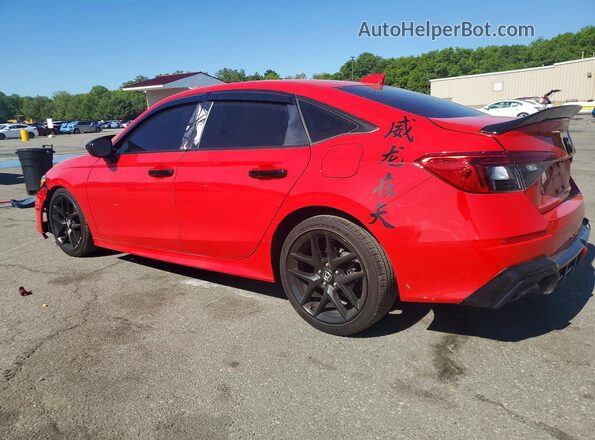 2HGFE2F57RH539574 2024 HONDA CIVIC Red უკანა მარცხენა