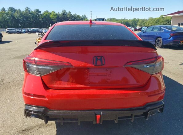 2HGFE2F57RH539574 2024 HONDA CIVIC Red უკანა ხედი