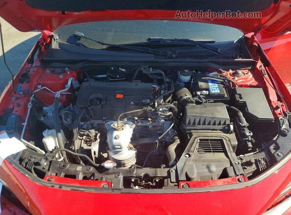 2HGFE2F57RH539574 2024 HONDA CIVIC Red უკანა სალონის ხედი