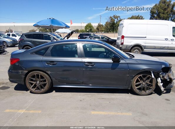 2HGFE2F57RH540983 2024 HONDA CIVIC Gray Սալոնի 360 աստիճան տեսք