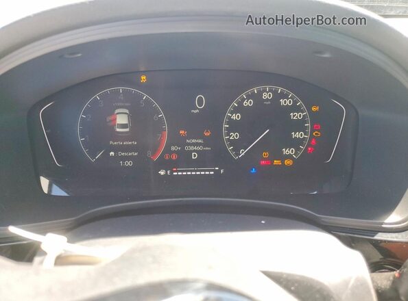 2HGFE2F57RH552728 2024 HONDA CIVIC Gray Սարքավորումների վահանակի տեսք