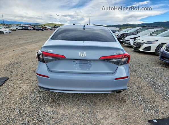 2HGFE2F57RH572767 2024 HONDA CIVIC Blue Вид ззаду