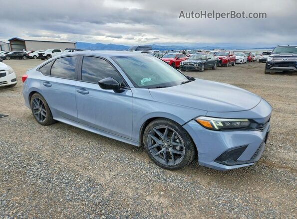 2HGFE2F57RH572767 2024 HONDA CIVIC Blue Передня права чверть