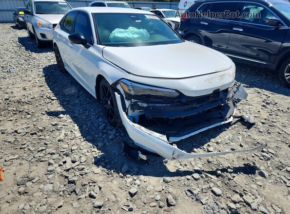 2HGFE2F57RH587642 2024 HONDA CIVIC Белый Передняя правая четверть