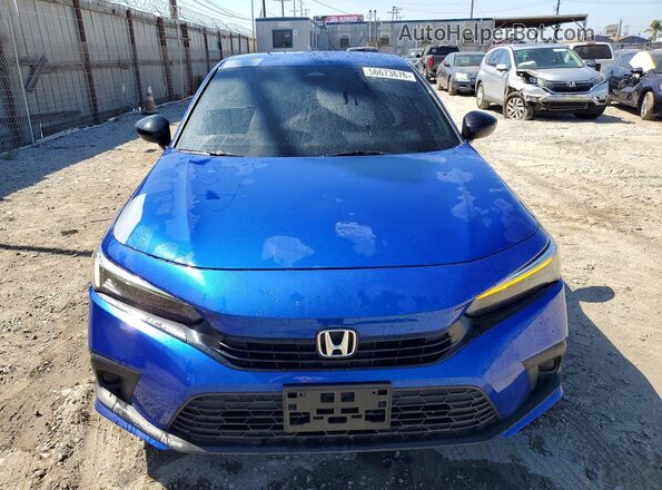 2HGFE2F57RH596311 2024 HONDA CIVIC Blue Widok z przodu