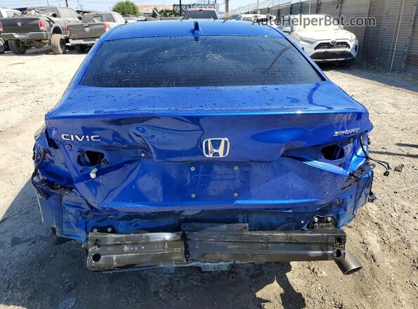 2HGFE2F57RH596311 2024 HONDA CIVIC Blue Widok z tyłu