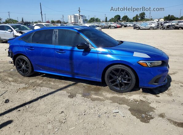 2HGFE2F57RH596311 2024 HONDA CIVIC Blue Przód prawy