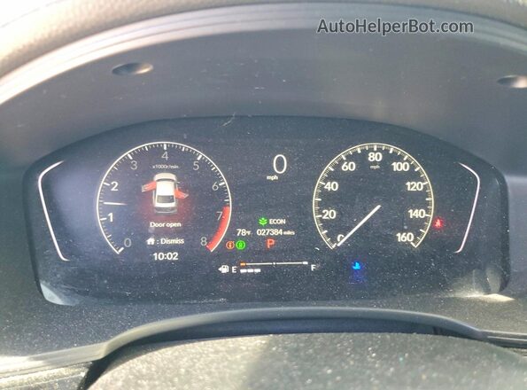 2HGFE2F57RH596311 2024 HONDA CIVIC Blue Widok zestawu wskaźników