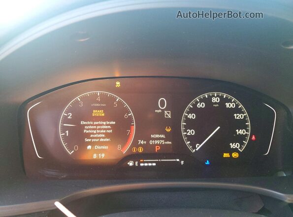 2HGFE2F57SH504474 2025 HONDA CIVIC Silver Instrument cluster view