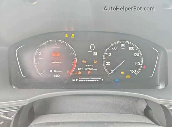 2HGFE2F57SH510467 2025 HONDA CIVIC Серый Вид щитка приборов
