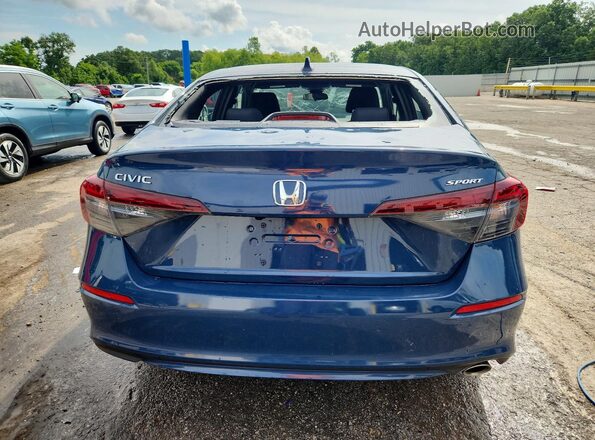 2HGFE2F57SH510744 2025 HONDA CIVIC Blue Rear view