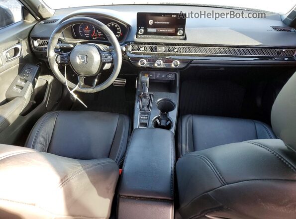2HGFE2F57SH533893 2025 HONDA CIVIC Black წინა პანელის ხედი
