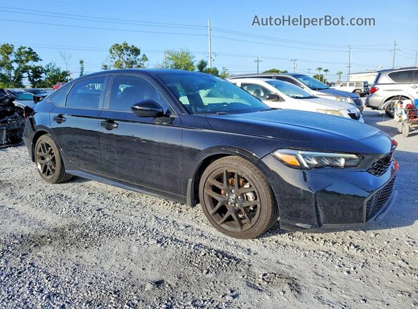 2HGFE2F57SH533893 2025 HONDA CIVIC Black წინა მარჯვენა