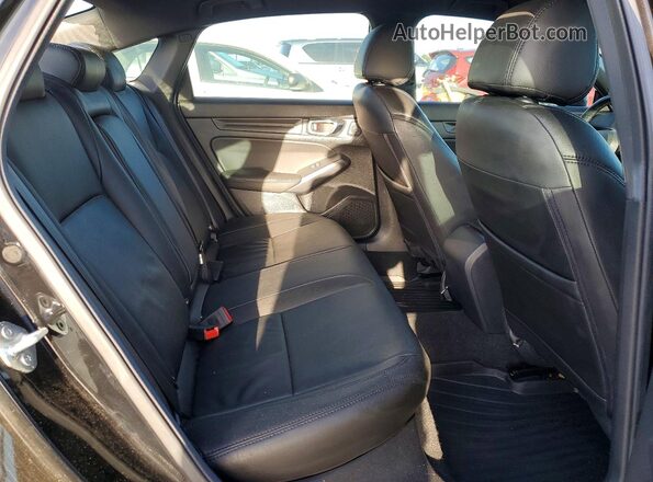 2HGFE2F57SH533893 2025 HONDA CIVIC Black უკანა სავარძლების ხედი