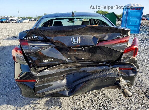 2HGFE2F57SH533893 2025 HONDA CIVIC Black უკანა ხედი