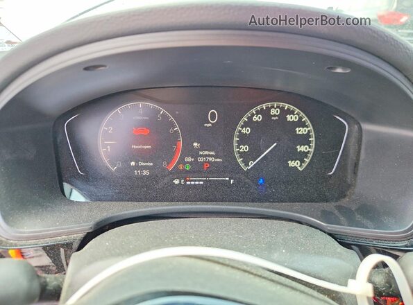 2HGFE2F57SH538155 2025 HONDA CIVIC Gray Вид щитка приладів