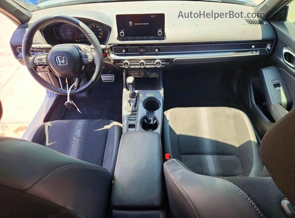 2HGFE2F57SH539581 2025 HONDA CIVIC Синий Вид панели приборов
