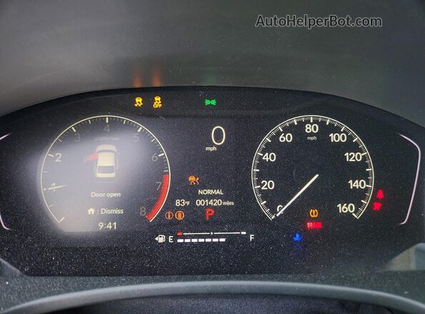 2HGFE2F57SH571723 2025 HONDA CIVIC White Սարքավորումների վահանակի տեսք