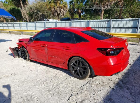 2HGFE2F57SH594970 2025 HONDA CIVIC Red Հետևի ձախ