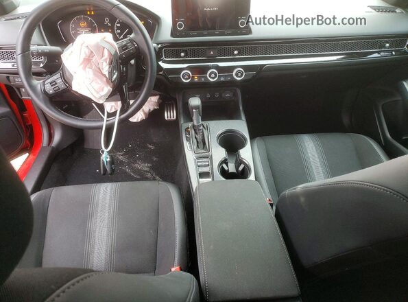 2HGFE2F57SH594970 2025 HONDA CIVIC Red Առջևի վահանակի տեսք