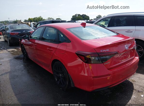 2HGFE2F57SH597285 2025 HONDA CIVIC Red Задня ліва чверть