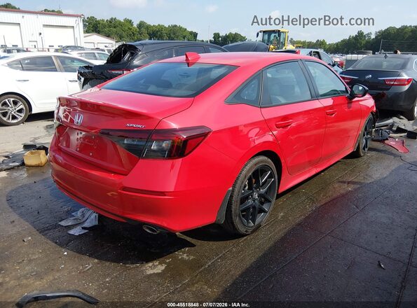 2HGFE2F57SH597285 2025 HONDA CIVIC Red Задня права чверть