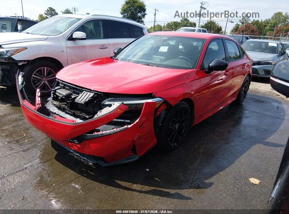 2HGFE2F57SH597285 2025 HONDA CIVIC Red Передня ліва чверть