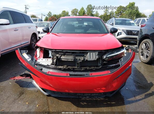 2HGFE2F57SH597285 2025 HONDA CIVIC Red Вид щитка приладів