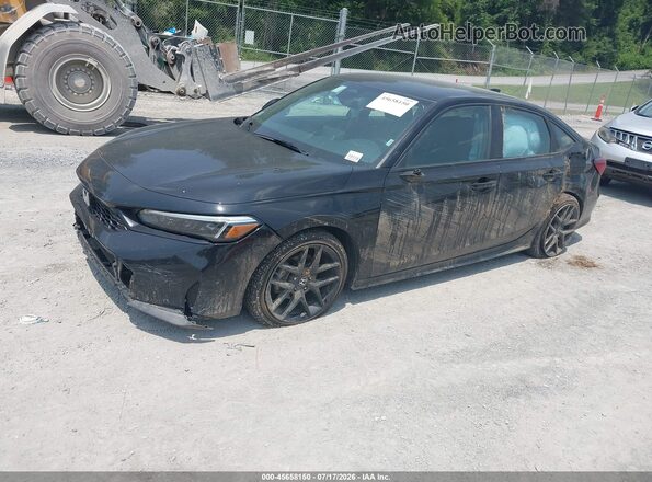 2HGFE2F57SH602355 2025 HONDA CIVIC Black Przód lewy