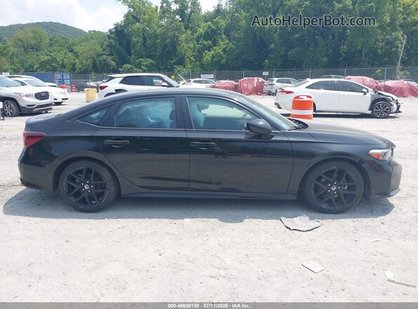 2HGFE2F57SH602355 2025 HONDA CIVIC Black Widok wnętrza z tyłu