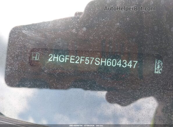 2HGFE2F57SH604347 2025 HONDA CIVIC Silver Вид підкапотного простору