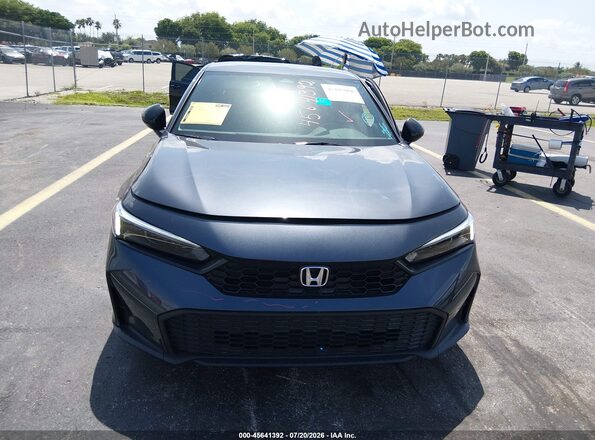 2HGFE2F57TH528811 2026 HONDA CIVIC Gray Instrument cluster view
