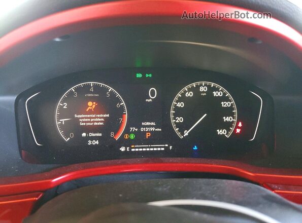 2HGFE2F57TH546032 2026 HONDA CIVIC Черный Вид щитка приборов