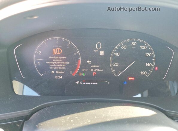 2HGFE2F57TH553966 2026 HONDA CIVIC Black ხელსაწყოთა პანელის ხედი