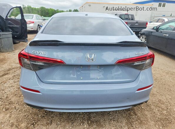 2HGFE2F58NH126430 2022 HONDA CIVIC Gray Vista trasera