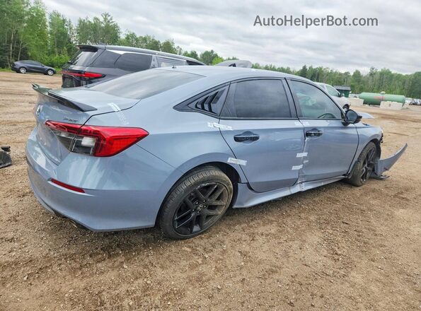 2HGFE2F58NH126430 2022 HONDA CIVIC Gray Trasero derecho
