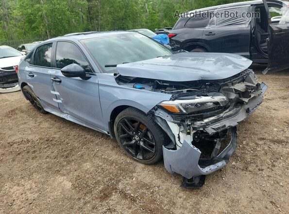 2HGFE2F58NH126430 2022 HONDA CIVIC Gray Delantero derecho