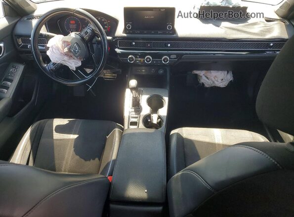 2HGFE2F58NH507887 2022 HONDA CIVIC Blue Առջևի վահանակի տեսք